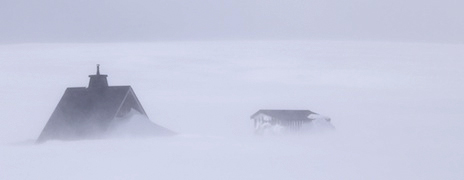 Rast- und Nothütte auf dem Långfjället.