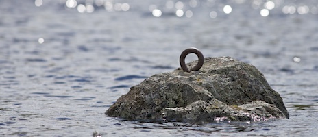 Wer die Augen offen hält, kann viele Spuren aus der Zeit der Flößerei entdecken.
